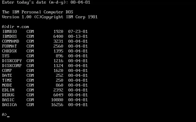 MS-DOS